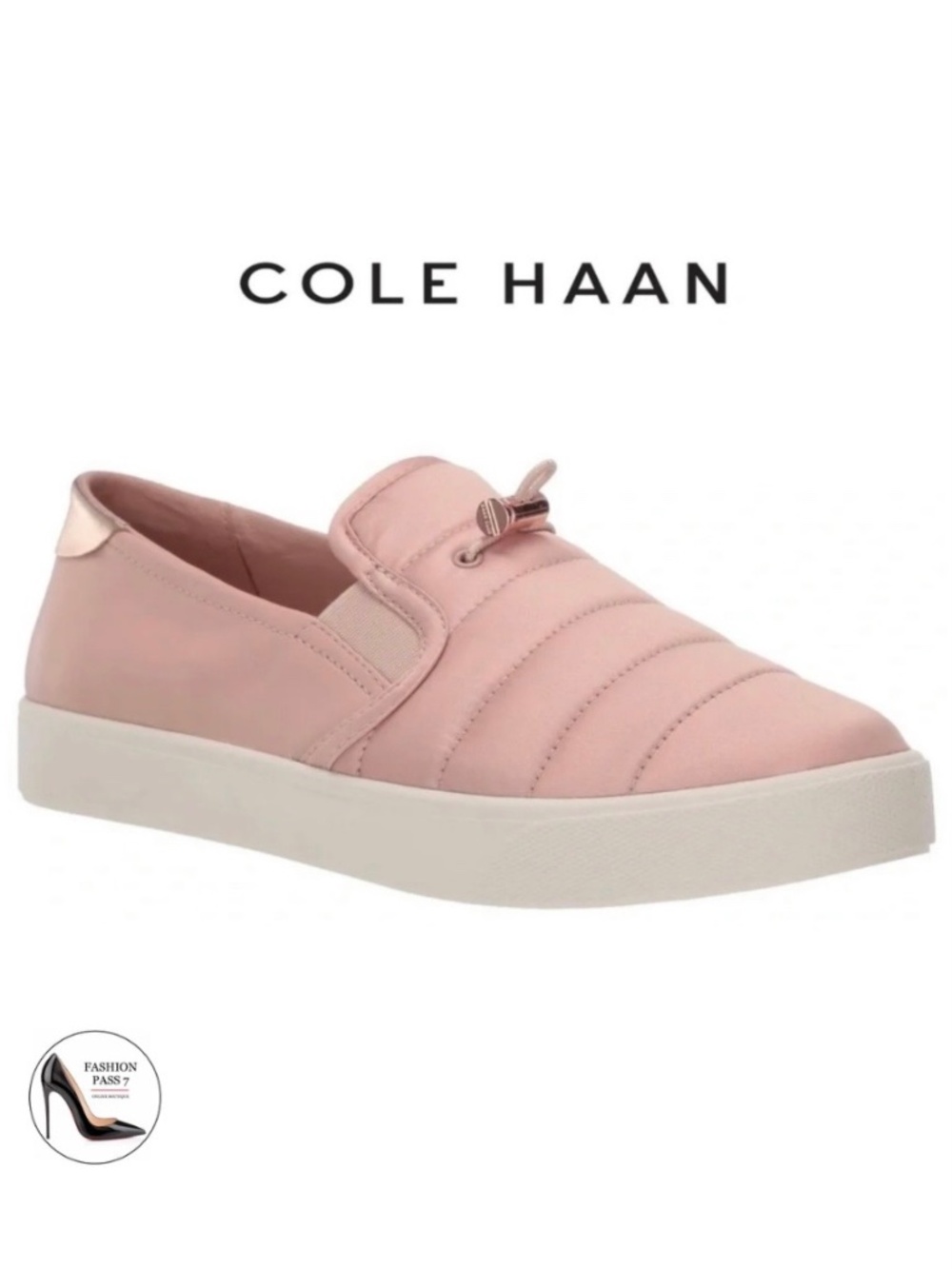 Cole Haan Grandpro Spectator 2.0 Puffer Mahogany Rose Quilted Slip-on Sneakers